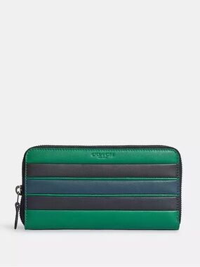 Coach Accordion Wallet With Varsity Stripe